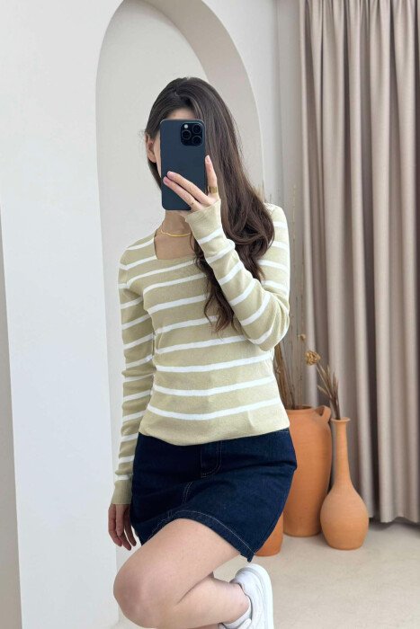 TRIKO ME VIJA PËR FEMRA NË NGJYRËN GRI - KLAUDIO FASHION