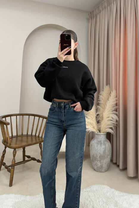 BLUZE ME SHKRIM STUDIO DHE BEL ELASTIK PER FEMRA NE NGJYRE TE ZEZE 