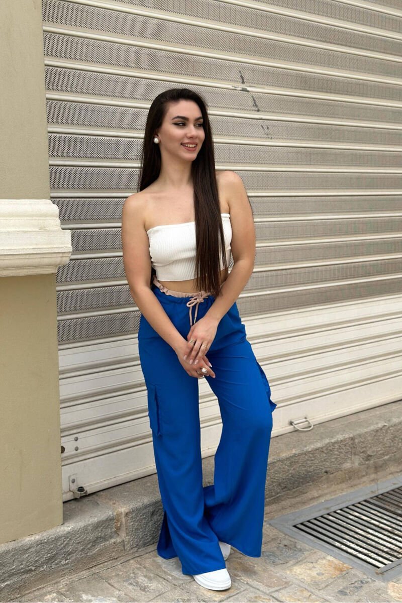 SUMMER COMFY WOMAN CARGO BLUE/BLU - 5