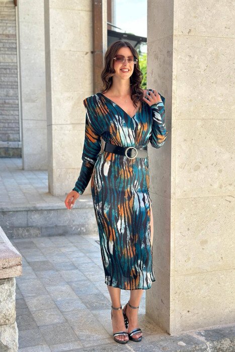 SUMMER VIBES WOMAN DRESS GREEN/JESHILE - 1