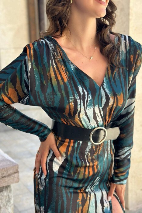 SUMMER VIBES WOMAN DRESS GREEN/JESHILE - 5