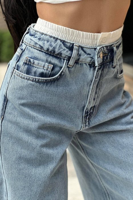 SUPER BAGGY WOMAN JEANS BLUE/BLU - 4