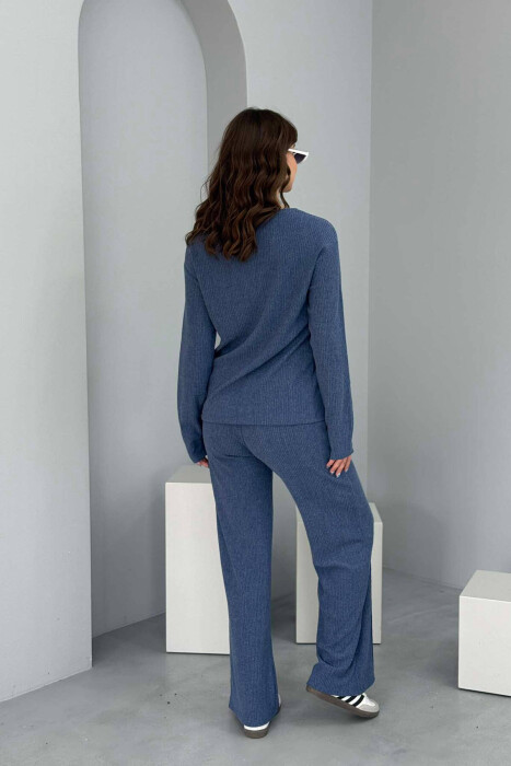 SWEATSHIRT+TROUSERS WOMEN SET LIGHTBLUE/BZ - 6