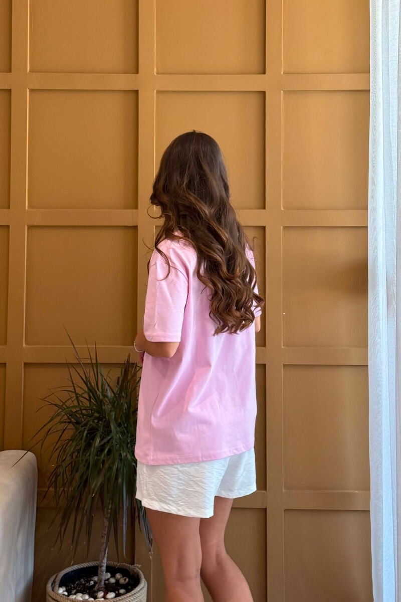 T-SHIRT PER FEMRA NE NGJYRE ROZE - 4