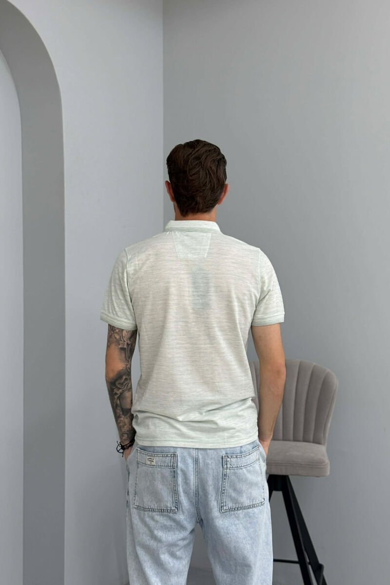 T-SHIRT I THJESHTE ME JAKE POLO PER MESHKUJ NE NGJYRE MENTE - 3