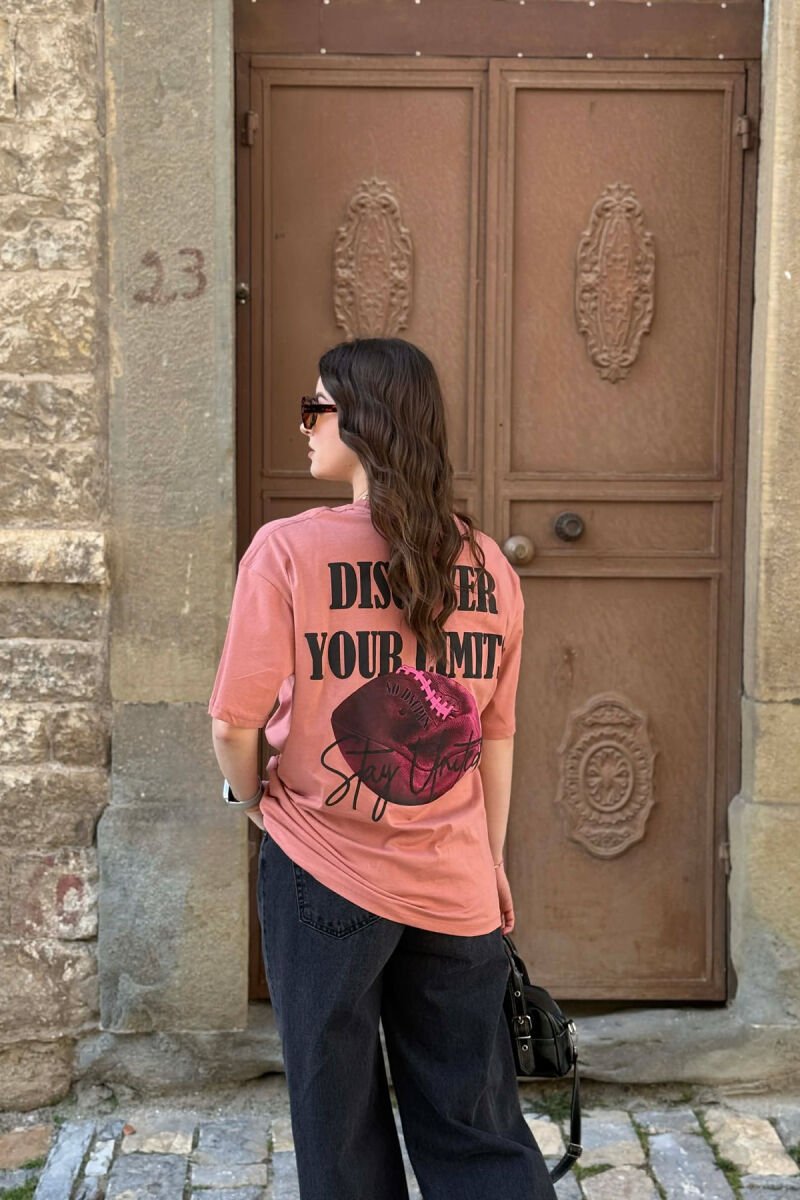 T-SHIRT I THJESHTE PER FEMRA NE NGJYRE PUDER + 6 PALE ÇORAPE DHURATE - 5