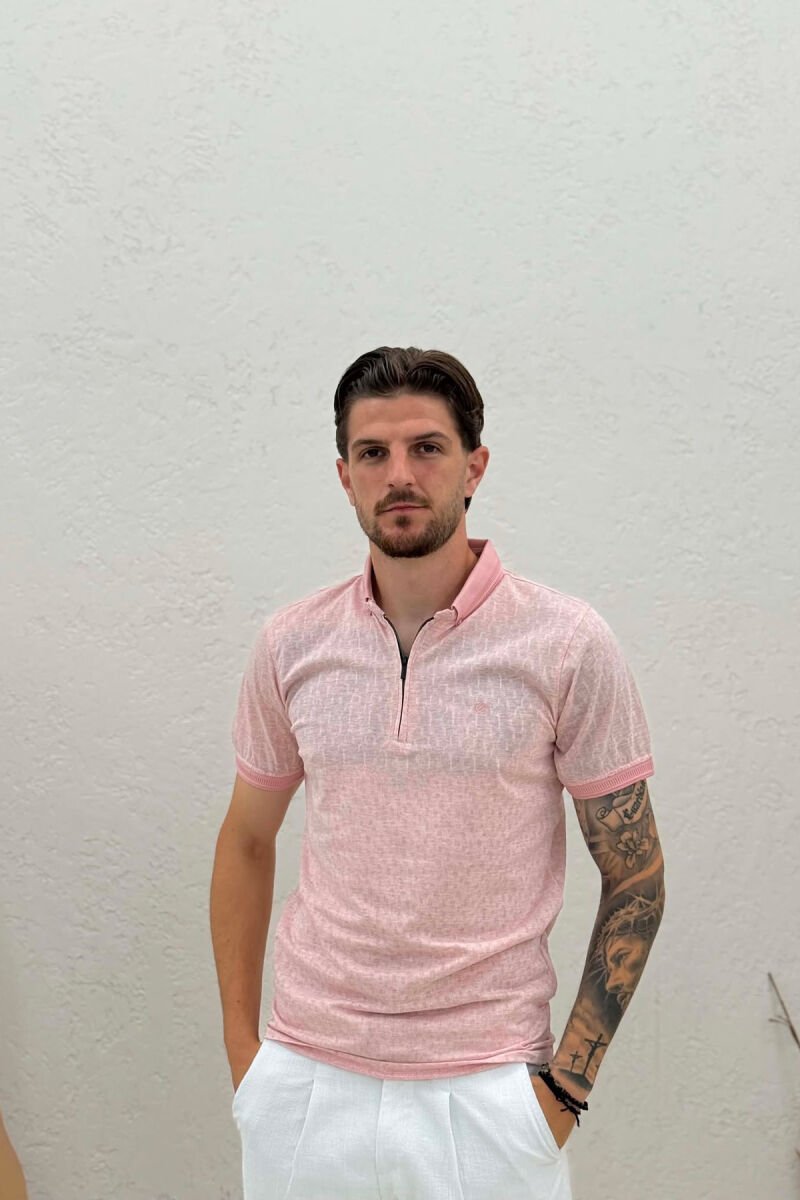 T-SHIRT ME JAKE ME ZINXHIR PER MESHKUJ NE NGJYRE PUDER - 1