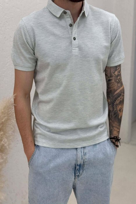 T-SHIRT ME JAKE POLO PER MESHKUJ NE NGJYRE MENTE - 2