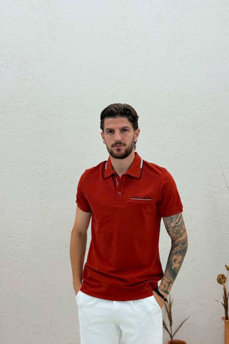 T-SHIRT ME JAKE POLO PER MESHKUJ NE NGJYRE TULLE 