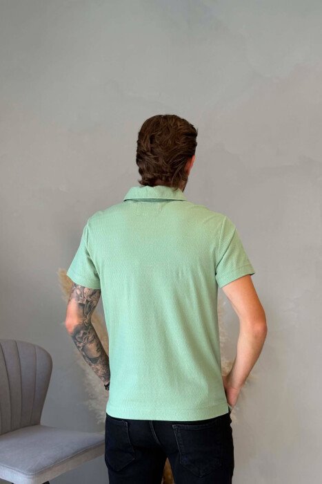 T-SHIRT ME JAKE POLO PER MESHKUJ NE NGJYRE MENTE - 2
