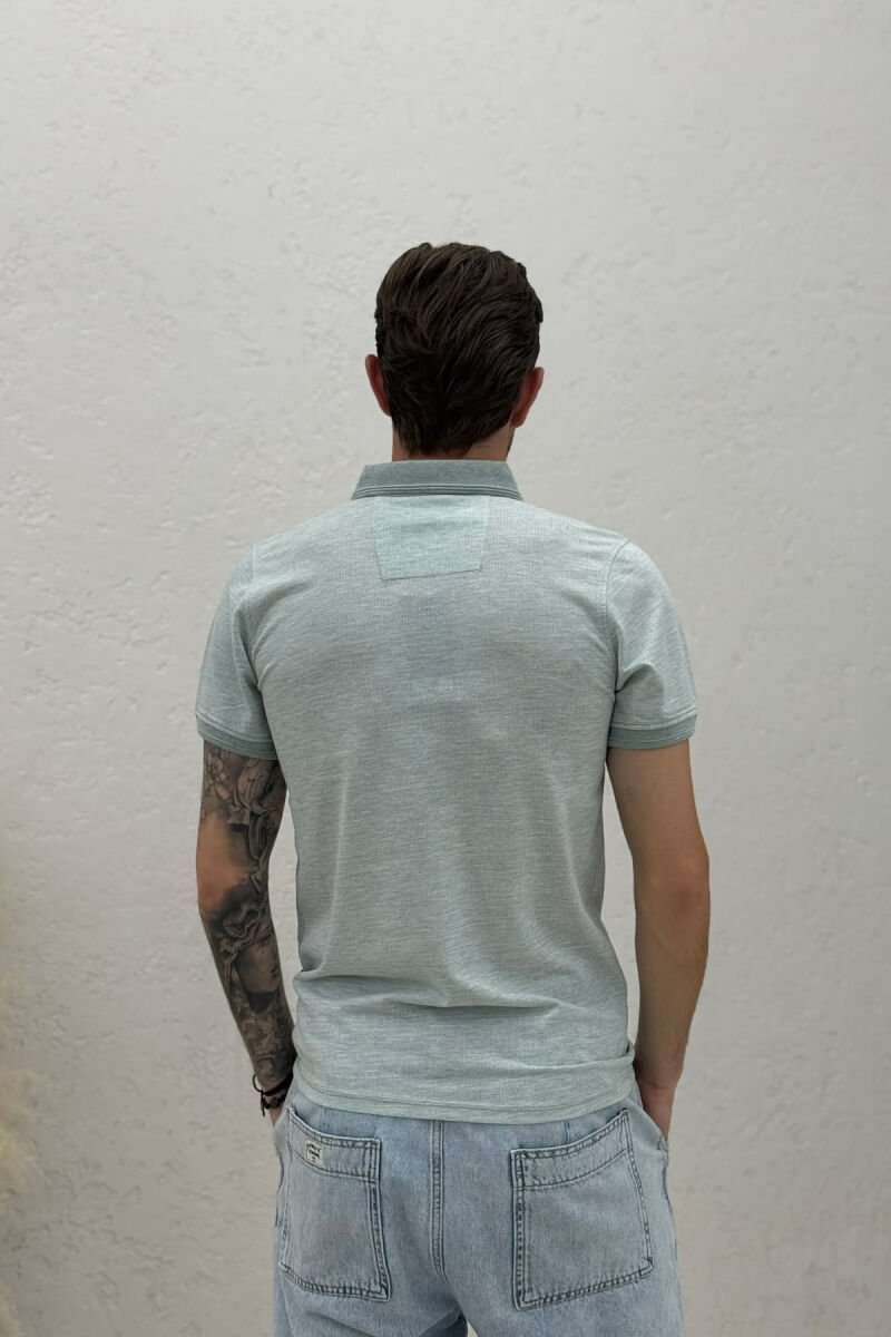 T-SHIRT ME JAKE POLO PER MESHKUJ NE NGJYRE MENTE - 2