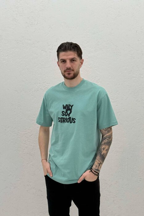 T-SHIRT ME SHKRIME & IMAZH PER MESHKUJ NE NGJYRE MENTE - 
