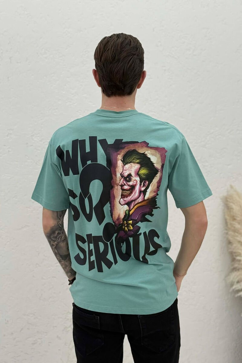 T-SHIRT ME SHKRIME & IMAZH PER MESHKUJ NE NGJYRE MENTE - 4