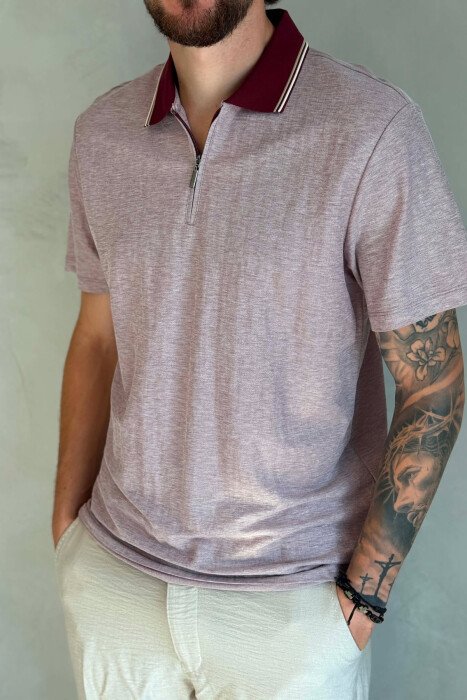 T-SHIRT ME ZINXHIR NE JAKE PER MESHKUJ NE NGJYRE UTHULL - 2