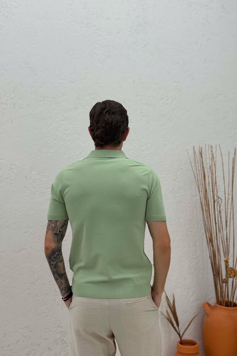 T-SHIRT NJE NGJYRESH DHE JAKE ME ZINXHIR PER MESHKUJ NE NGJYRE MENTE - 3
