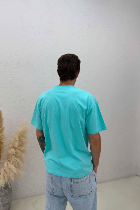 T-SHIRT NJE NGJYRESH ME IMAZH PARA PER MESHKUJ NE NGJYRE MENTE - 4