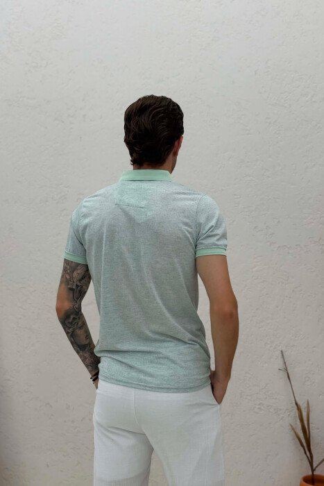 T-SHIRT NJE NGJYRESH ME JAKE ME ZINXHIR PER MESHKUJ NE NGJYRE MENTE - 2