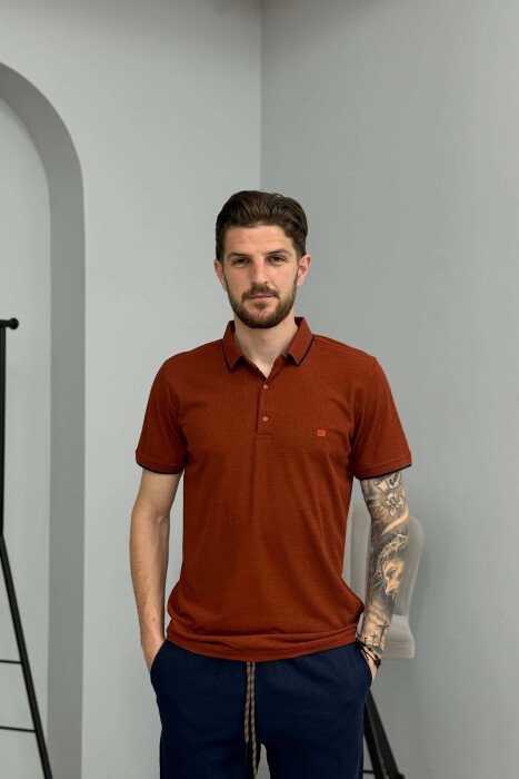 T-SHIRT NJE NGJYRESH ME JAKE POLO PER MESHKUJ NE NGJYRE TULLE - 1