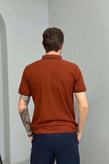 T-SHIRT NJE NGJYRESH ME JAKE POLO PER MESHKUJ NE NGJYRE TULLE - 2