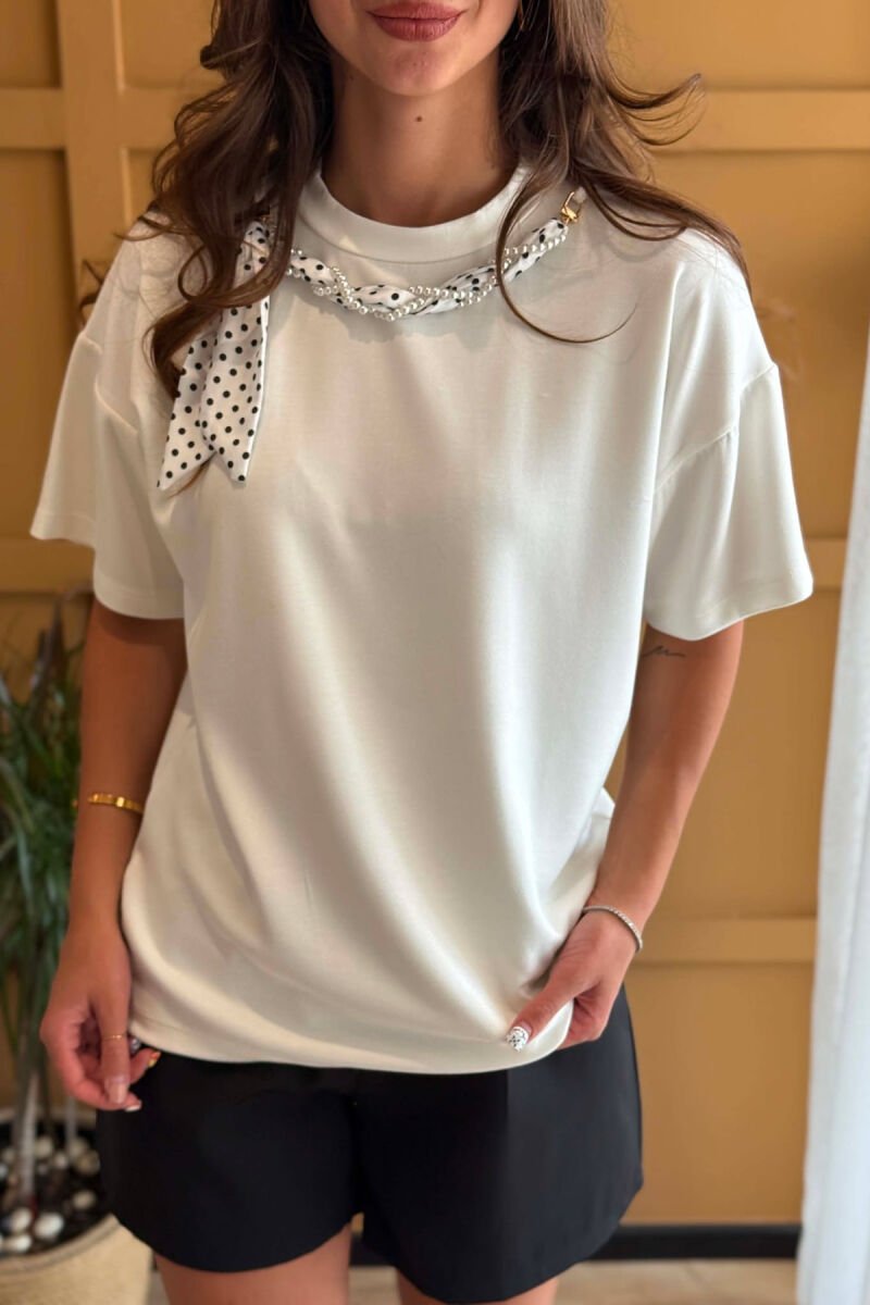 T-SHIRT PER FEMRA NE NGJYRE TE BARDHE - 2