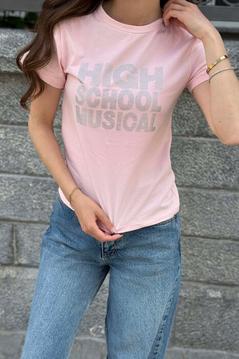 T-SHIRT PER FEMRA NE NGJYRE PUDER - 3