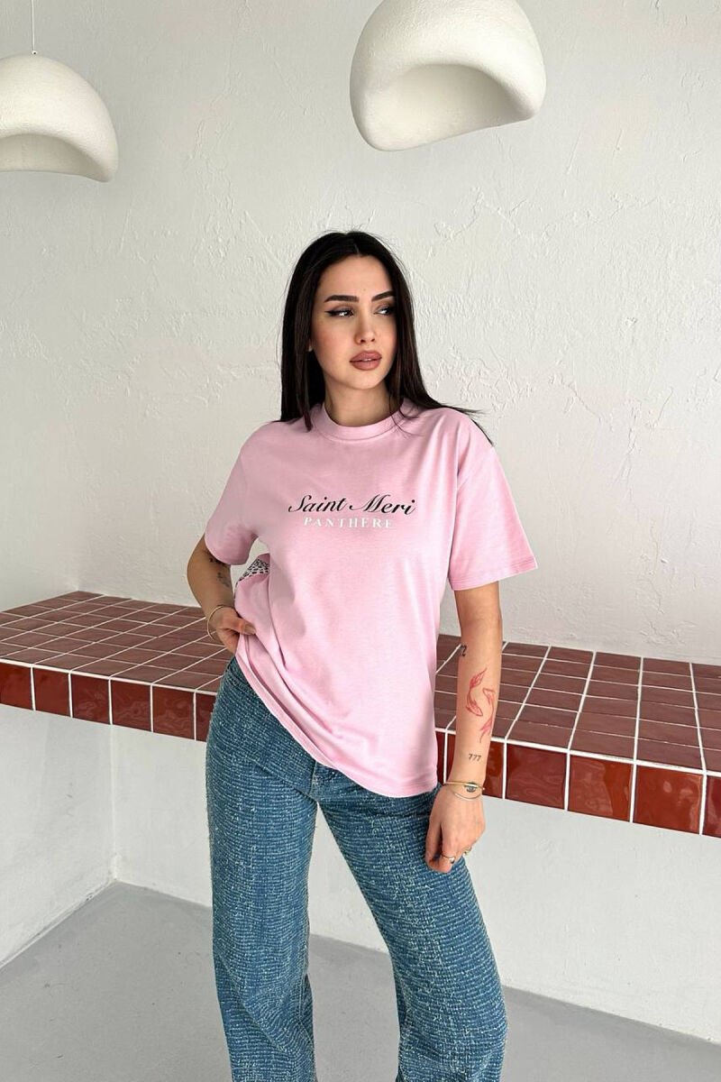 T-SHIRT PER FEMRA NE NGJYRE ROZE - 1