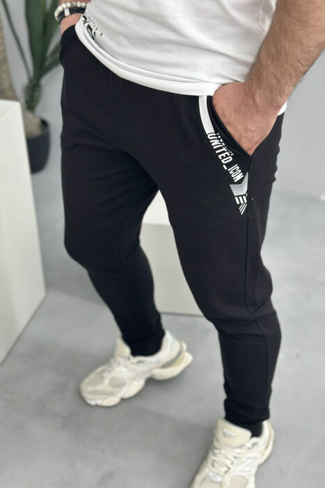 T-SHIRT+JOGGERS 2017 WRITTINGS MEN SET WHITE-E BARDHE - 4