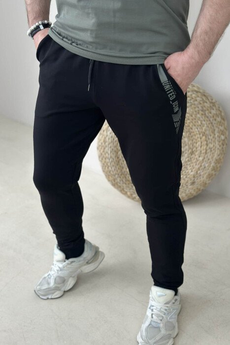 T-SHIRT+TUTA PËR MESHKUJ NË NGJYRËN JESHILE - 3