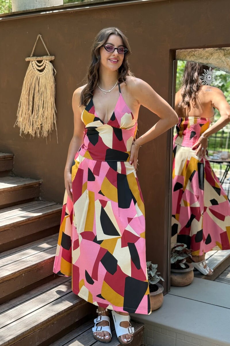 TANK TOP+SKIRT DIFFERENT DESIGN WOMEN SET MULTIPLE/SHNGJ - 6