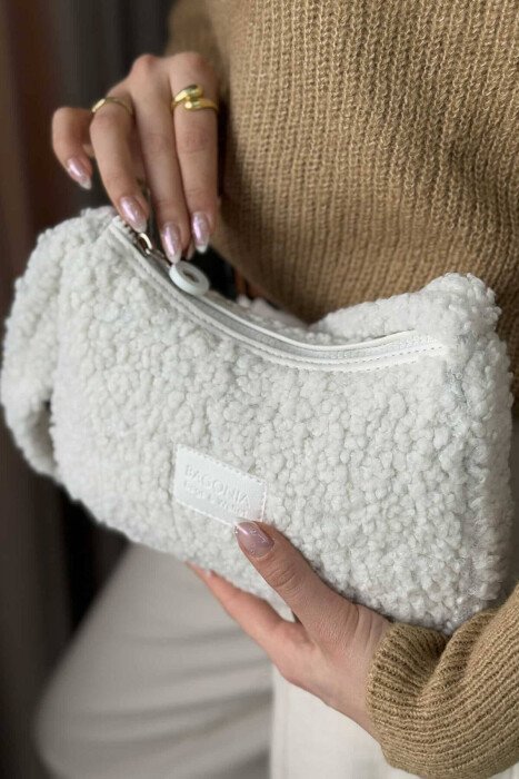 TEDDY BEAR ONE COLOR WOMEN BAG CREAM/KREM - 1