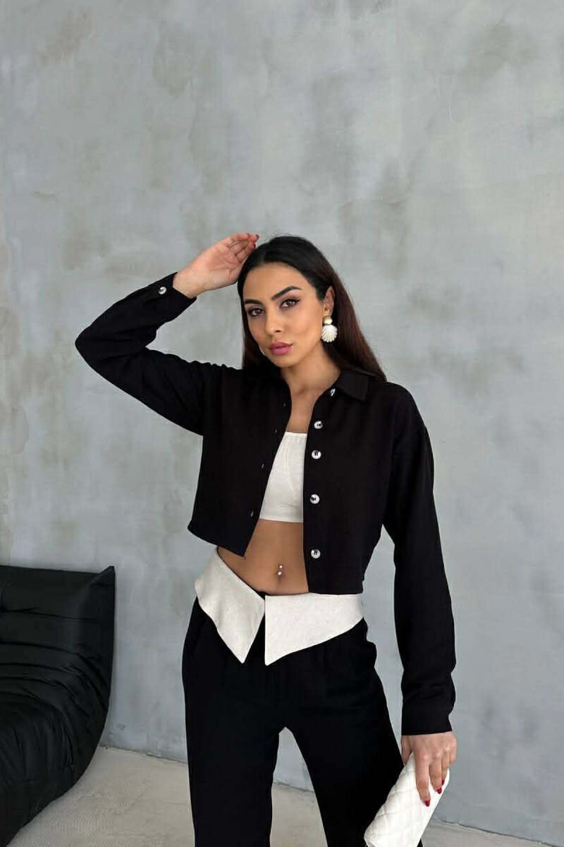 THREE PIECES SET WOMAN SUIT BLACK/ E ZEZE - 2