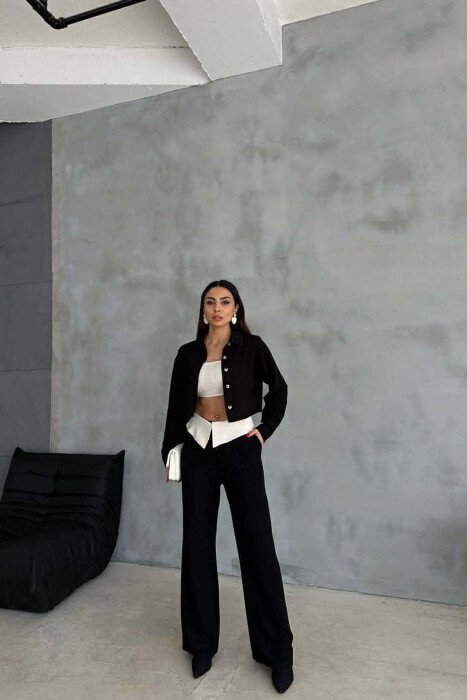 THREE PIECES SET WOMAN SUIT BLACK/ E ZEZE - 3