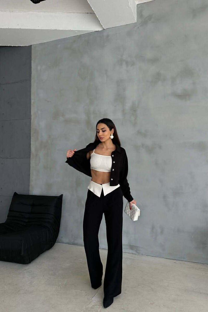 THREE PIECES SET WOMAN SUIT BLACK/ E ZEZE - 5