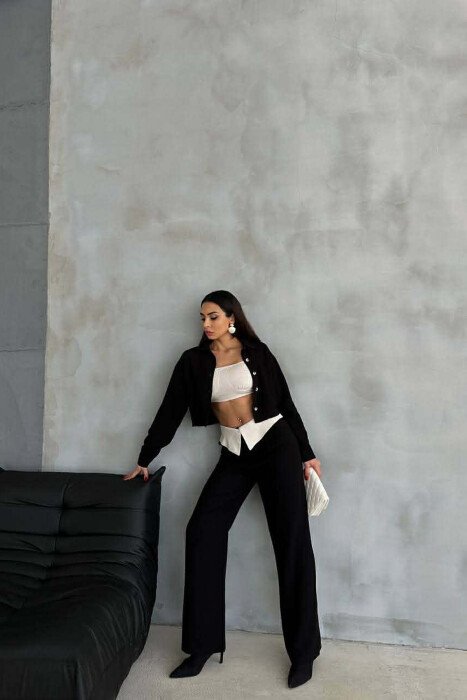 THREE PIECES SET WOMAN SUIT BLACK/ E ZEZE - 7