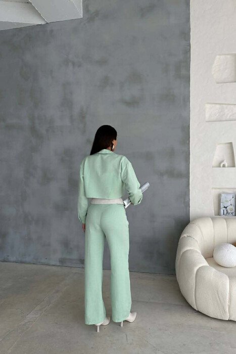 THREE PIECES SET WOMAN SUIT MINT/MENTE - 3