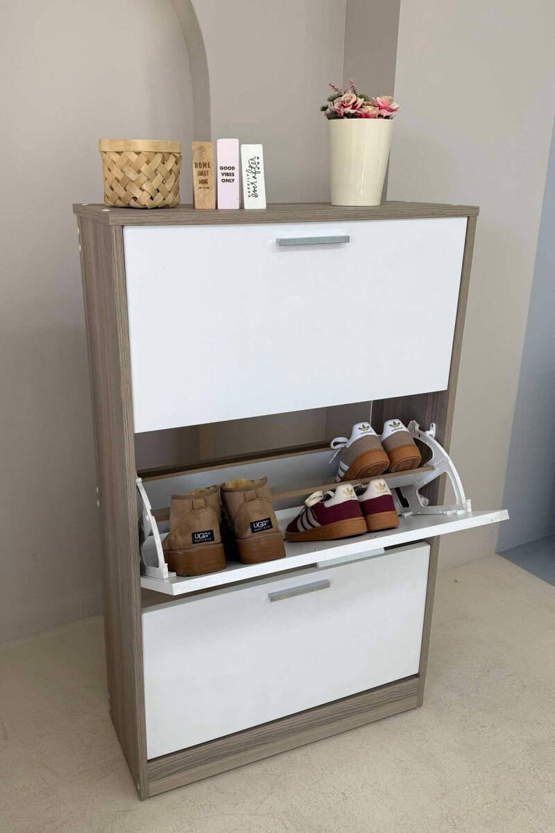 THREE TIER SHOE SHELF BEIGE/BEZHE - 5