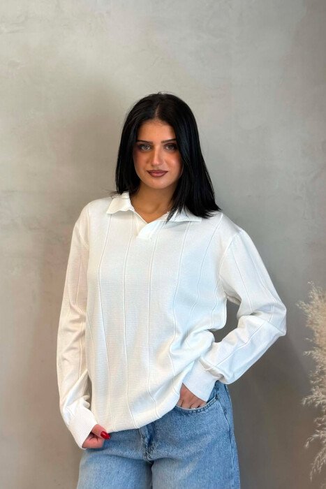 TRIKO E THJESHTE PER FEMRA NE NGJYRE TE BARDHE - KLAUDIO FASHION