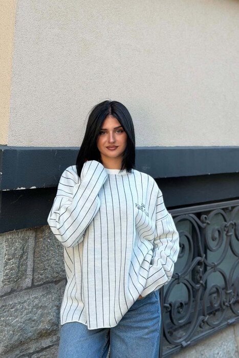 TRIKO E THJESHTE ME VIJA PER FEMRA NE NGJYRE TE BARDHE - 3