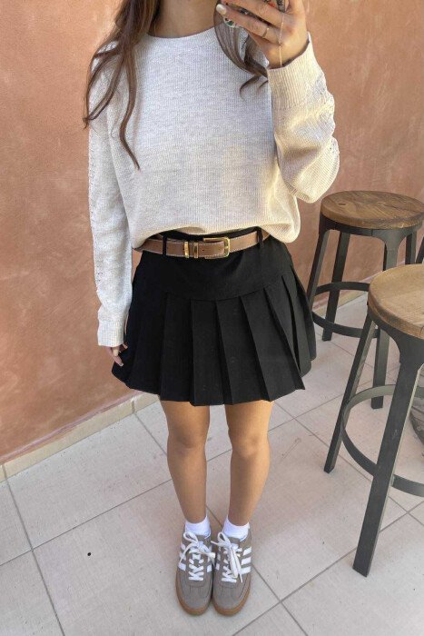 TRIKO E THJESHTË NJËNGJYRËSHE PËR FEMRA NË NGJYRËN BEZHË TË ZBARDHUR - 2