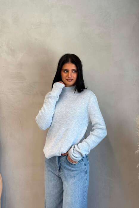 TRIKO ME JAKE GOLF PER FEMRA NE NGJYRE BABY BLU - 5