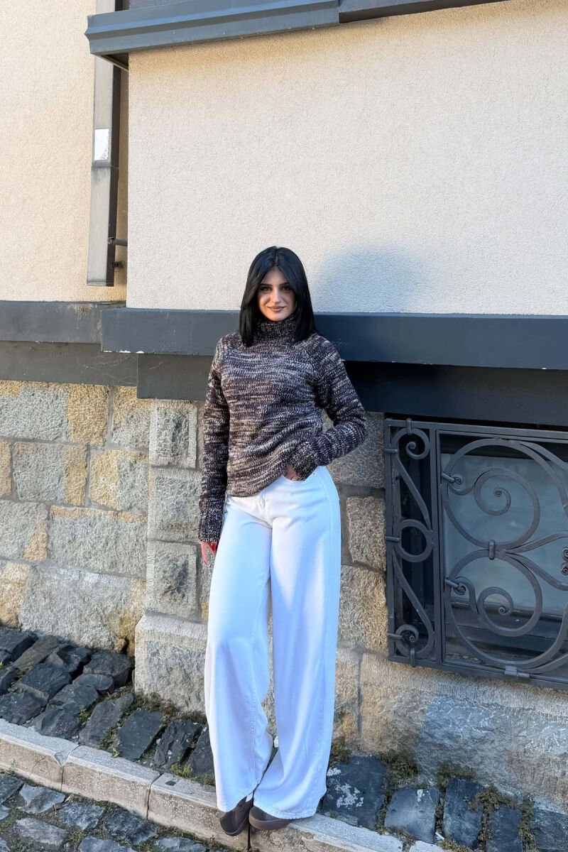 TRIKO ME JAKE GOLF PER FEMRA NE NGJYRE KAFE - 3