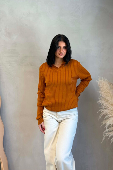 TRIKO NJE NGJYRESHE ME JAKE POLO PER FEMRA NE NGJYRE TULLE 