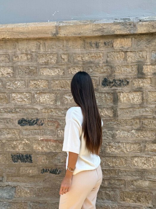 TRIKO NJE NGJYRESHE ME JAKE V PER FEMRA NE NGJYRE TE BARDHE - 4