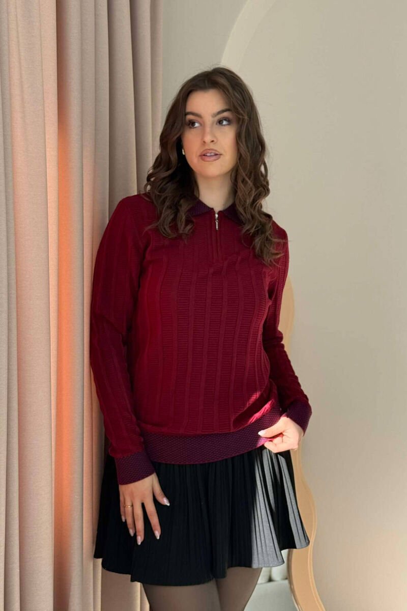 TRIKO PËR FEMRA NË NGJYRËN VISHNJË - 1
