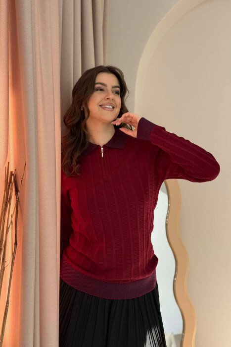 TRIKO PËR FEMRA NË NGJYRËN VISHNJË - 2