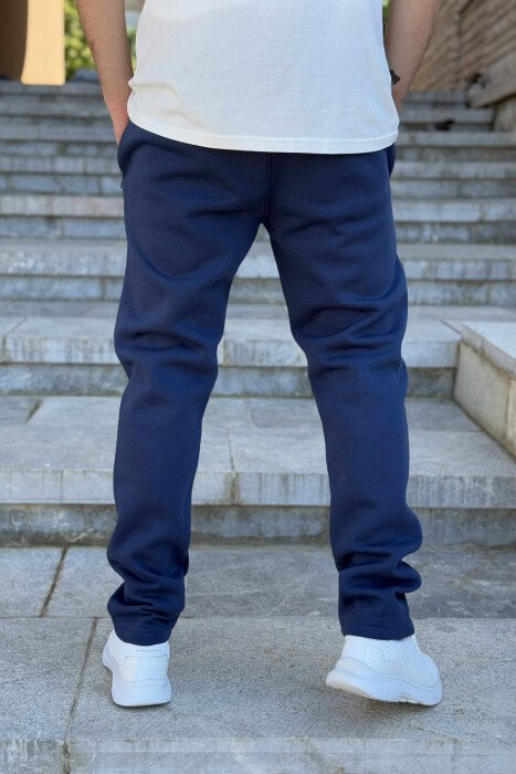 TUTA ME PUSH ME DETAJIN E XHEPIT PËR MESHKUJ NË NGJYRËN BLU - 4