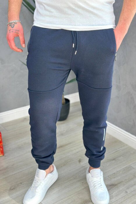 TUTA ME PUSH PËR MESHKUJ NË NGJYRËN BLU - KLAUDIO FASHION