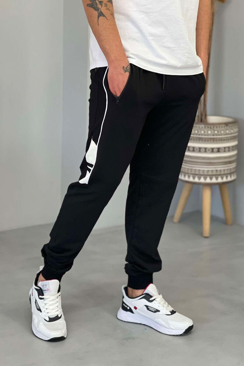 TUTA ME XHEPA ME ZINXHIR PËR MESHKUJ NË NGJYRËN E ZEZË - 3
