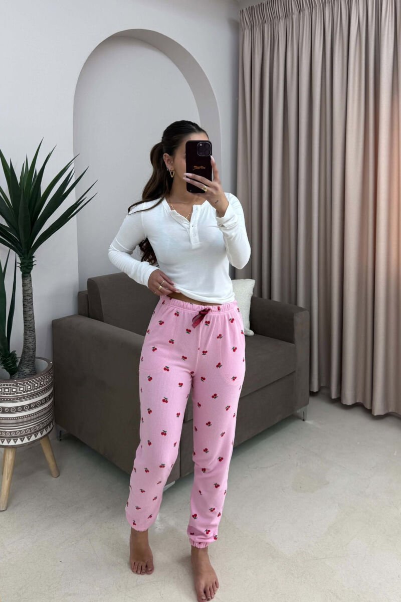 TUTA NJE NGJYRESHE ME DIZJAN ME QERSHI PER FEMRA NE NGJYRE ROZE - 1