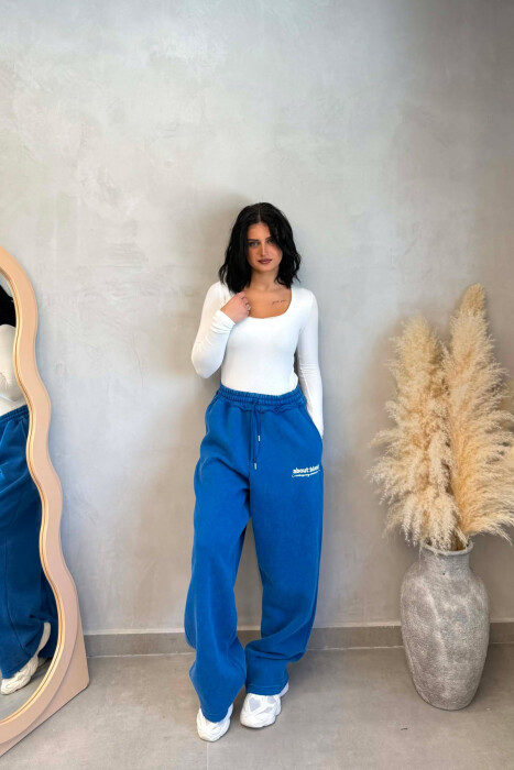 TUTA NJE NGJYRESHE ME PUSH PER FEMRA NE NGJYRE BLU - KLAUDIO FASHION